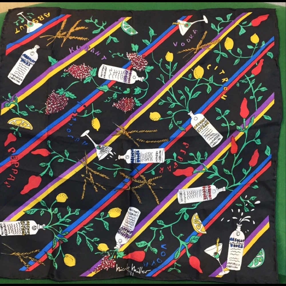 Nicole Miller Silk Scarf